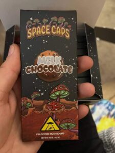 Space Caps Chocolate Bar 